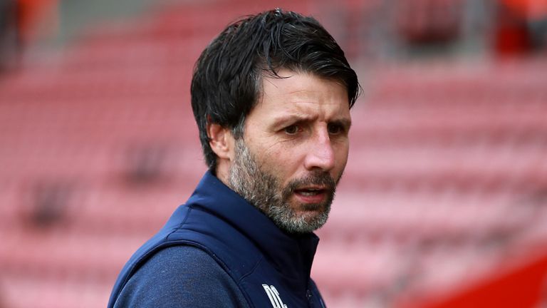 Danny Cowley has been appointed Portsmouth boss initially until the end of the season