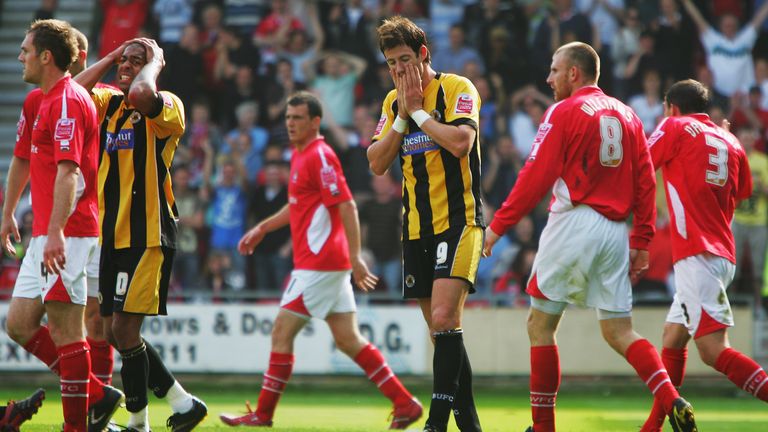 Drewe Broughton  Wrexham and Boston United at the Racecourse Ground on May 5, 2007 in Wrexham, England.