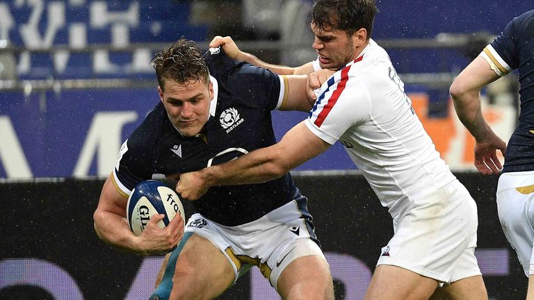 Scotland's Duhan van der Merwe