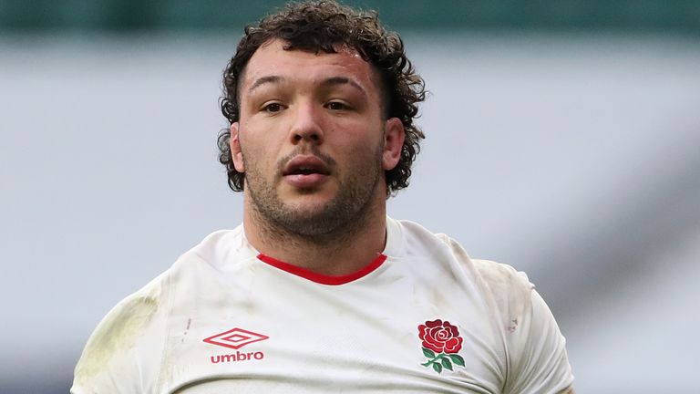 England's Ellis Genge during the Guinness Six Nations match at Twickenham Stadium, London. Picture date: Saturday February 13, 2021.