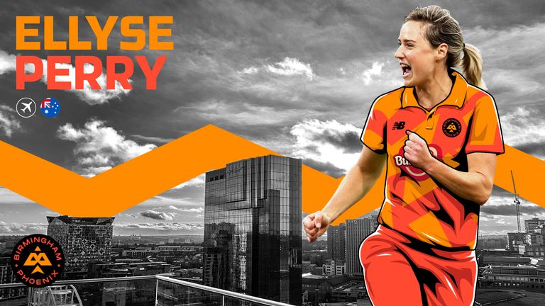 Australian sporting icon Ellyse Perry has become the latest global superstar to sign up for cricket’s new 100-ball competition The Hundred, representing Birmingham Phoenix
