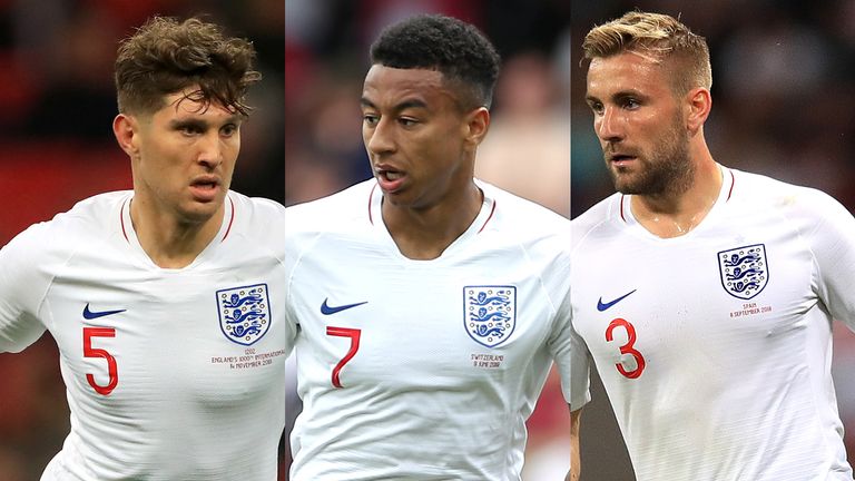 John Stones, Jesse Lingard e Luke Shaw tornano nell'Inghilterra di Gareth Southgate