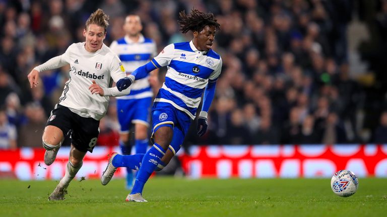 Eze's dribbling ability caught the eye at QPR
