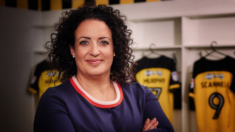 Wrexham&#39;s new CEO Fleur Robinson will take up her role on June 1 and will be working with Ryan Reynolds and Rob McElhenney (Credit: Wrexham AFC/Burton Albion)
