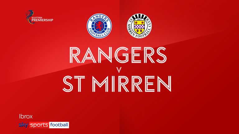 rangers v st mirren badge