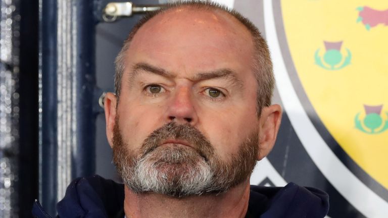 Scotland head coach Steve Clarke