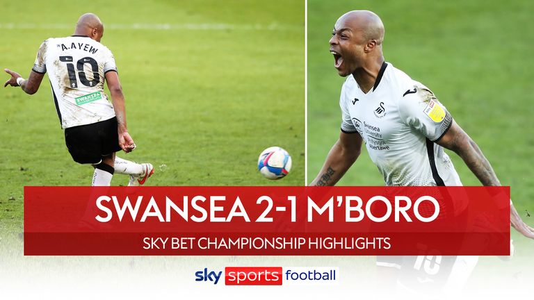 swansea v middlesbrough highlights