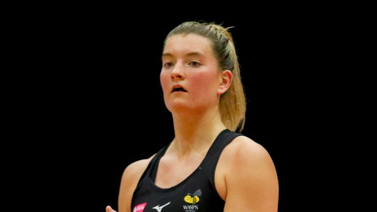 Fran Williams of Wasps Netball (Image Credit - Ben Lumley)