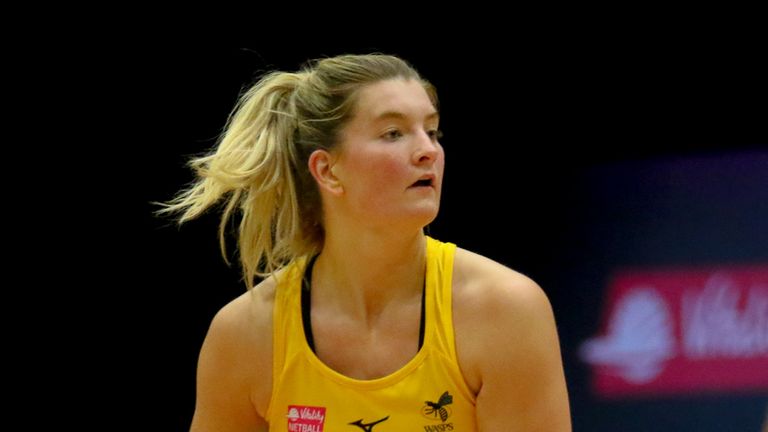 Fran Williams of Wasps Netball (Image Credit - Ben Lumley)