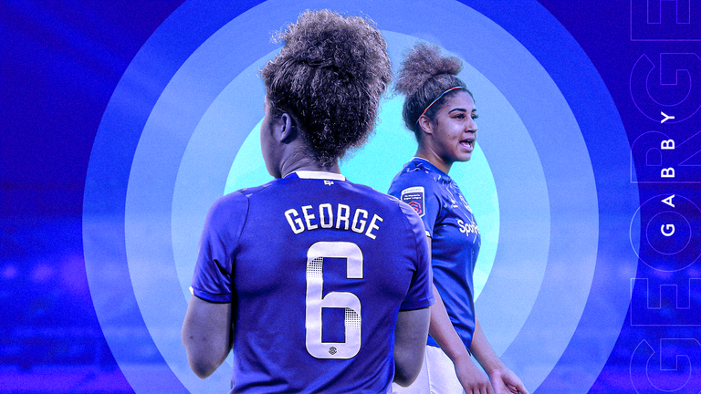 Everton defender Gabby George is back after more than a year out with an ACL injury.