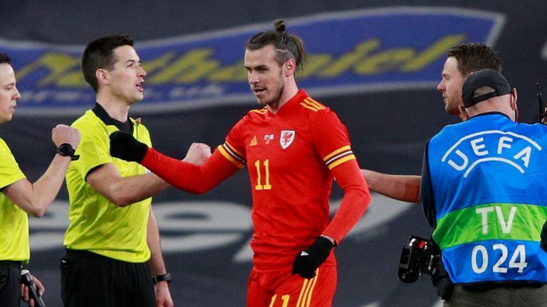 Gareth Bale est entré pour les 10 dernières minutes du match amical à Cardiff