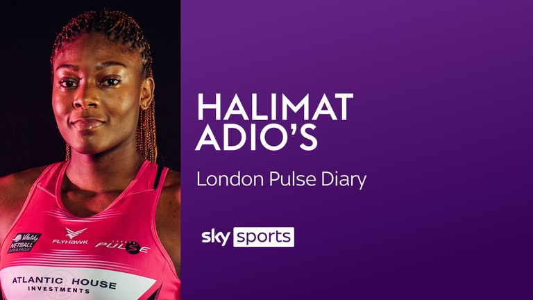 London Pulse and England Futures Halimat Adio will be keeping up up to date with the Vitality Superleague season with her regular player's diary