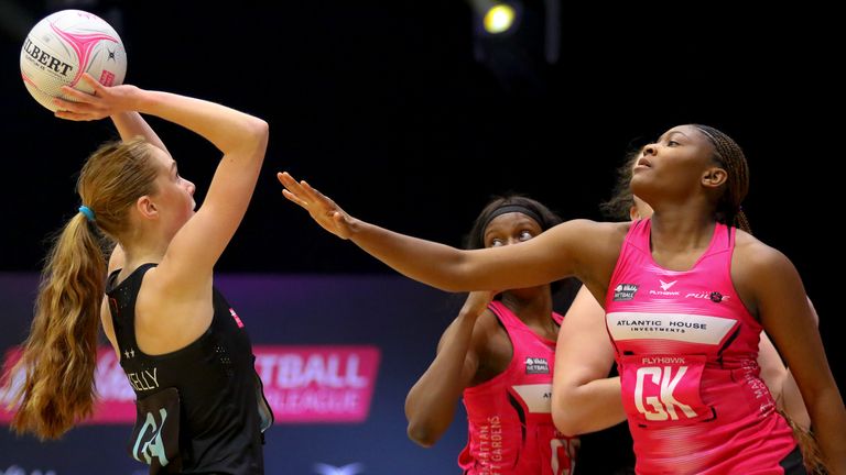 Adio (r) and Pulse have suffered a tough start to this year's Superleague season but return to action with a double header this weekend