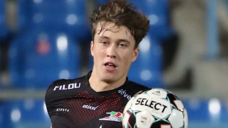 Jack Hendry has impressed at KV Oostende while on loan from Celtic (Getty)