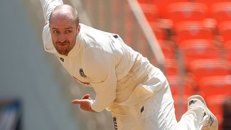 Jack Leach (Pic credit - BCCI)