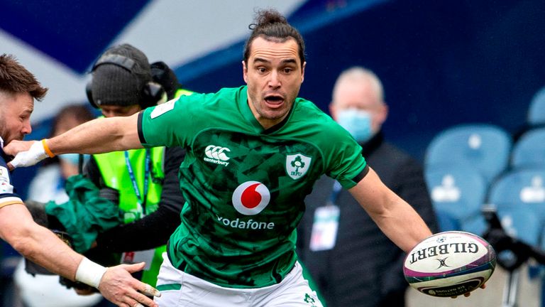 James Lowe made the initial break that led to Ireland's first points