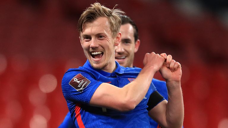 James Ward-Prowse scored England's opener against San Marino