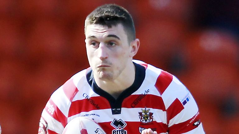 Picture by Chris Mangnall/SWpix.com - 29/05/2016 - Rugby League - Kingstone Press Championship Summer Bash - Oldham RLFC v Swinton Lions - Bloomfield Road Blackpool, England
Oldham's Joe Burke