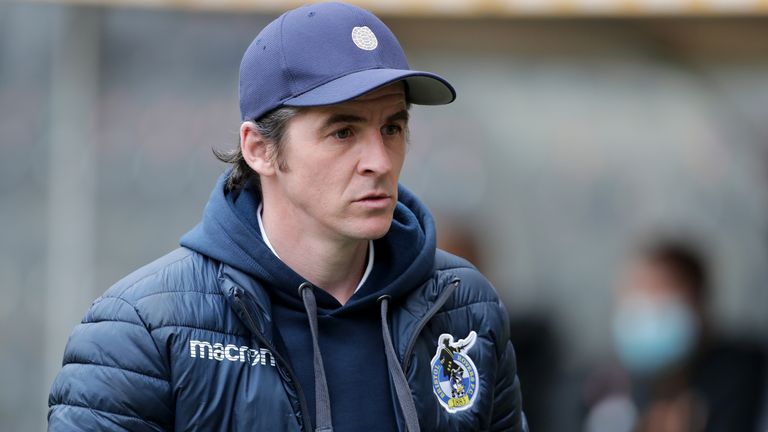 Bristol Rovers Manager, Joey Barton during the Sky Bet League One match at the KCOM Stadium, Kingston upon Hull. Picture date: Saturday March 6, 2021.