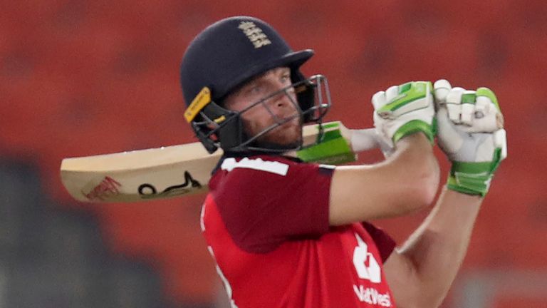 Jos Buttler impressed at the top of the order, striking a career-high of 83 in the third T20I against India