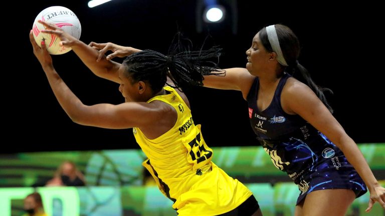 Joyce Mvula starred as Manchester Thunder beat Severn Stars to stay unbeaten (Image courtesy of Ben Lumley)