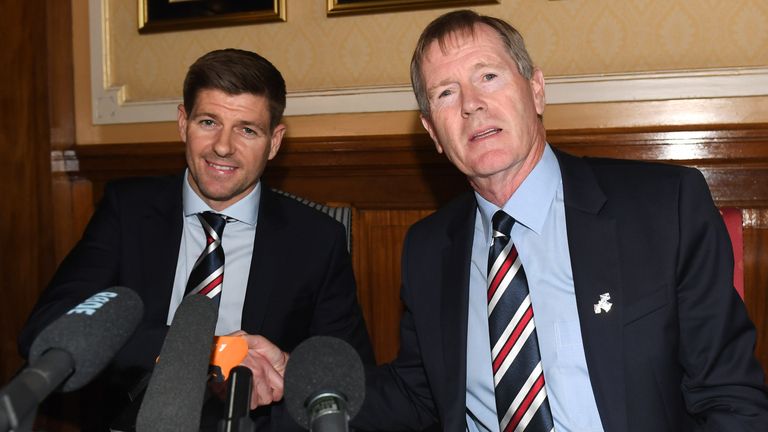 King oversaw the move to see Steven Gerrard become Rangers manager in 2018