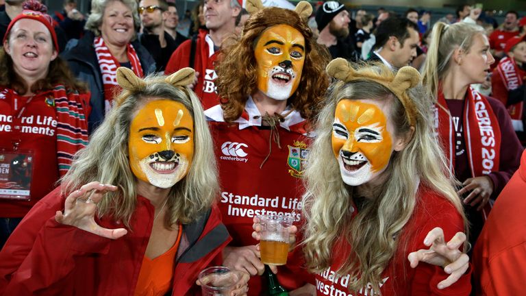 British and Irish Lions fans