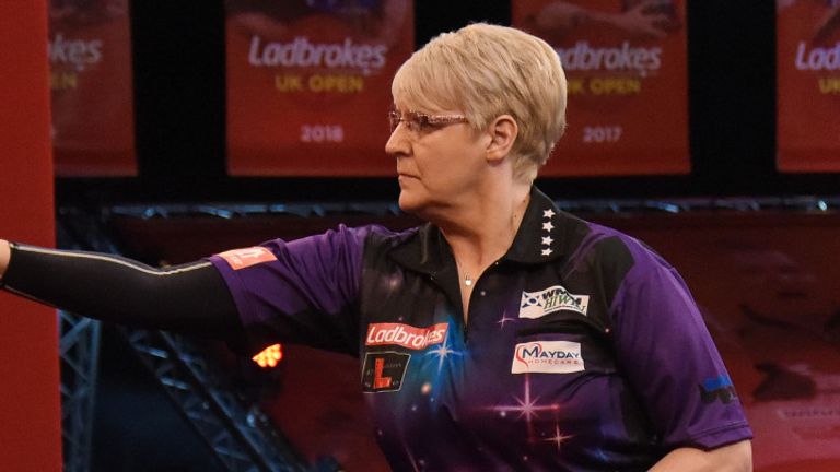 Lisa Ashton set a new record on day one of the UK Open 