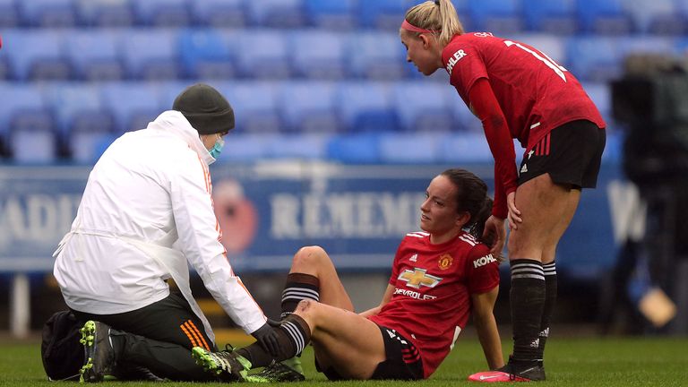 Staniforth suffered a knee injury in December that ruled her out until March