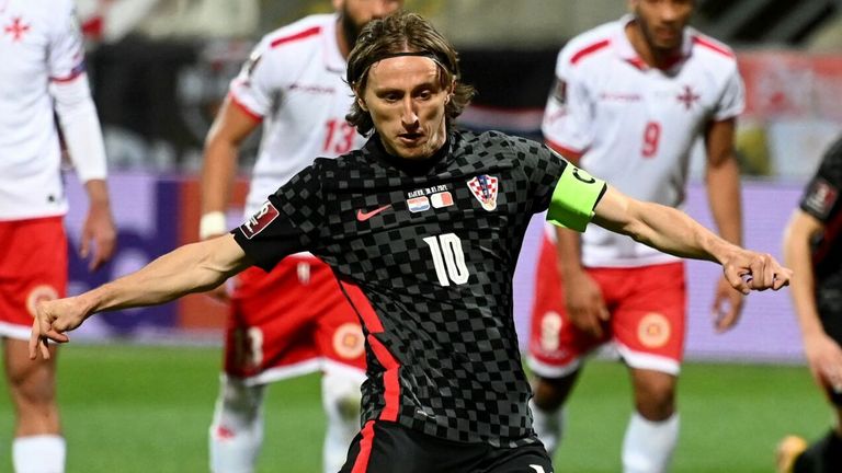 Luka Modric voegde vanaf elf meter het tweede Kroatië toe