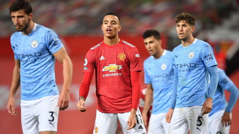 Manchester United and Manchester City played out a derby stalemate behind closed doors at Old Trafford in December