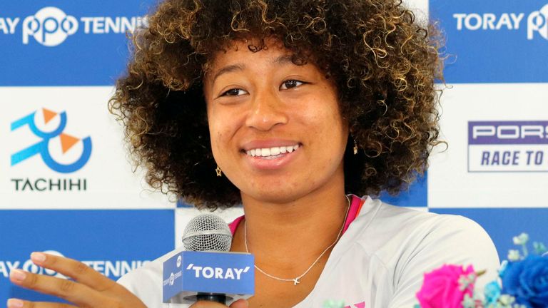 Mari Osaka during a press conference in Tachikawa, western Tokyo. The elder sister of four-time grand slam champion Naomi Osaka, said she has retired from playing tennis in her Instagram post on March 8, 2021. (Kyodo via AP Images) ==Kyodo