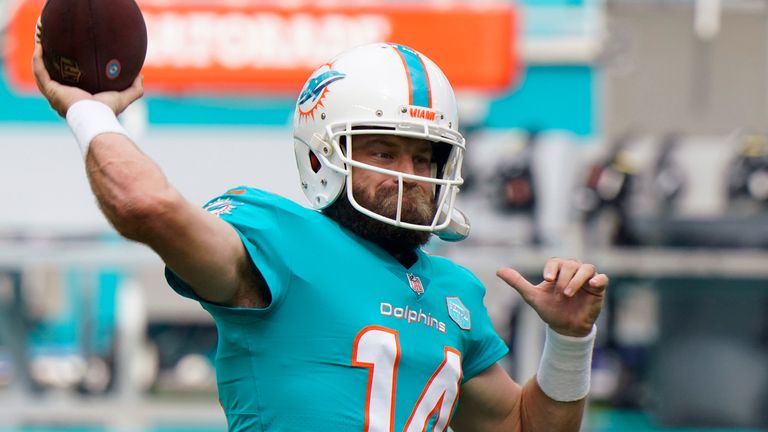 Ryan Fitzpatrick began last season as Miami Dolphins first choice quarterback before being dislodged by rookie Tua Tagovailoa.

