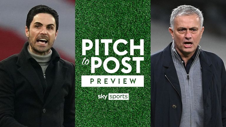 Mikel Arteta faces Jose Mourinho in Sunday's north London derby, live on Sky Sports