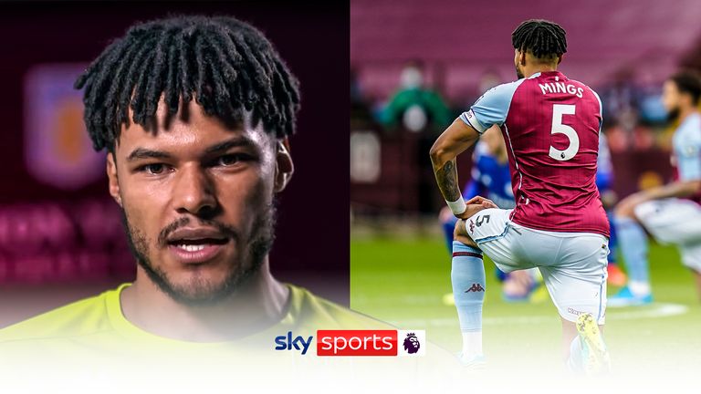 Tyrone Mings discusses the act of taking a knee