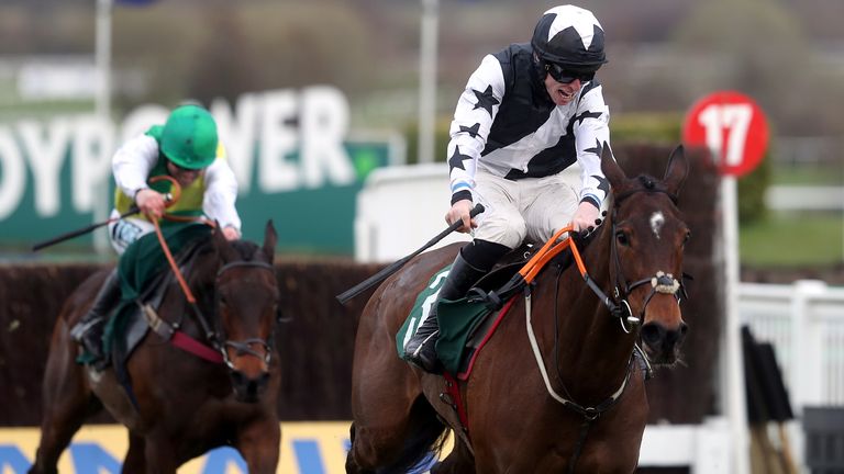 Mount Ida ridden by jockey Jack Kennedy on their way to winning the Fulke Walwyn Kim Muir Challenge Cup Handicap Chase during day three of the Cheltenham Festival