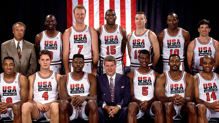 The 1992 USA Men's Basketball Team