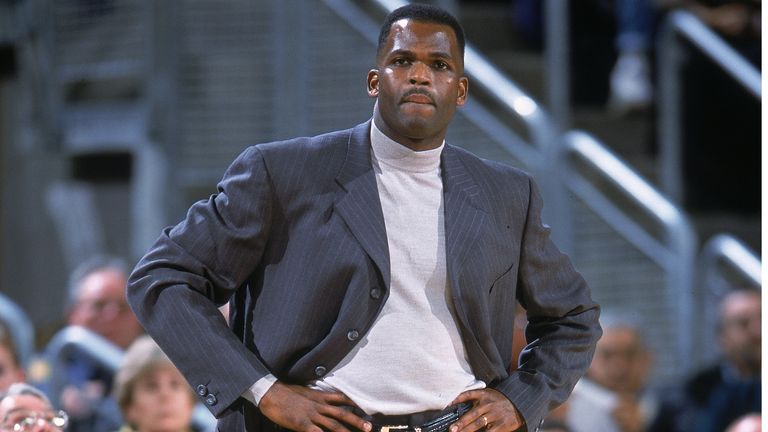 Head Coach Nate McMillan looks on from the sidelines as the Seattle SuperSonics defeat the Orlando Magic 97-92 in December 2000. 