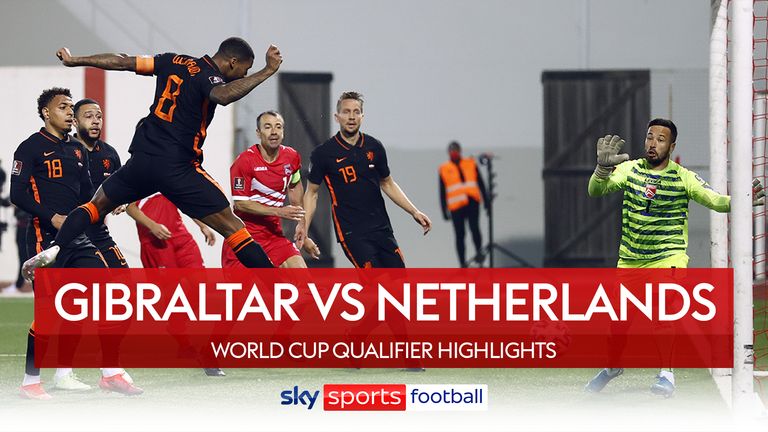 Gibraltar tegen Nederland