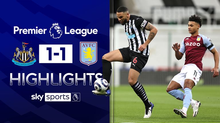 NEWCASTLE 1-1 ASTON VILLA