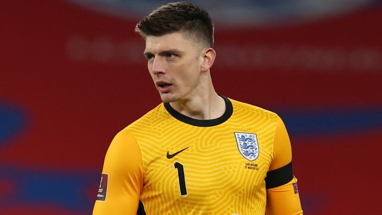 Nick Pope played in England's win over San Marino on Thursday night and will keep his place for the next two World Cup qualifiers, against Albania and Poland