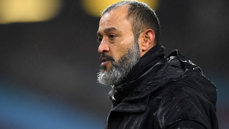 Nuno Espirito Santo File Photo
File photo dated 21-12-2020 of Wolverhampton Wanderers manager Nuno Espirito Santo. Issue date: Thursday January 21, 2021.