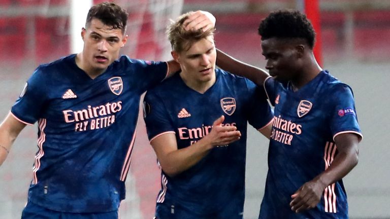 Odegaard ya es popular en el vestuario del Arsenal