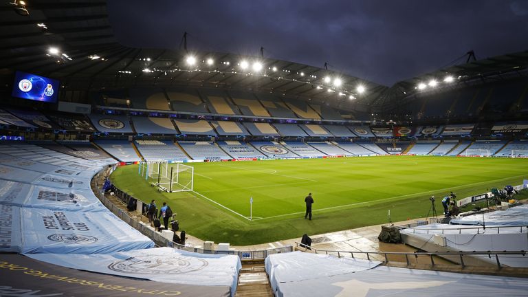 PA - General view of Manchester City's Etihad Stadium