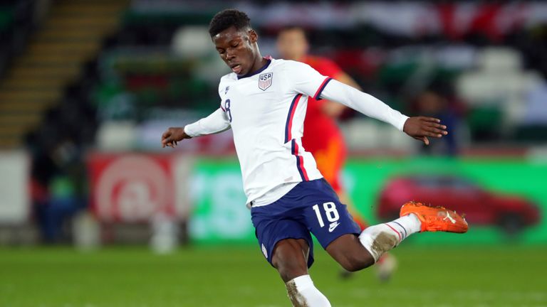PA - Yunus Musah in action for USA