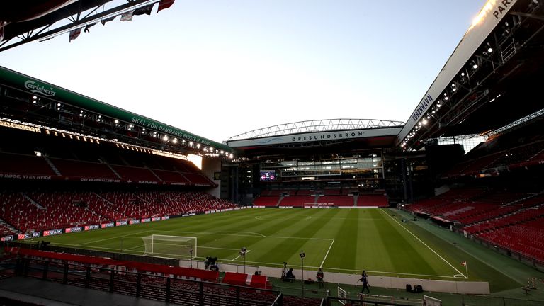 Copenhagen's Parken Stadium will host four matches at this summer's finals
