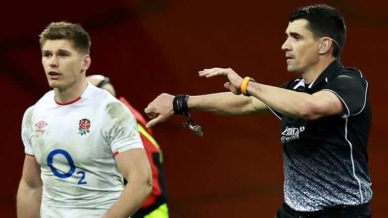 Pascal Gauzere has admitted to making mistakes during England's Six Nations loss to Wales