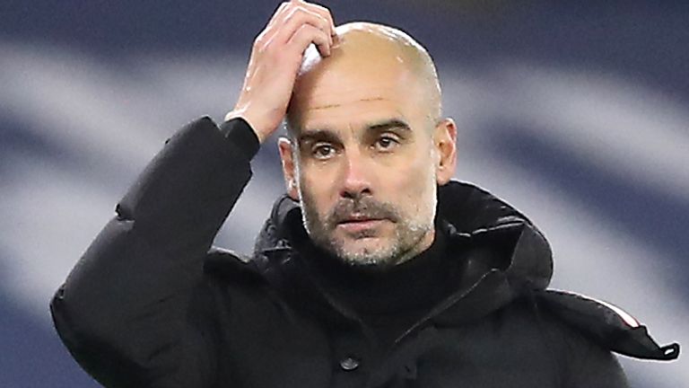 Manchester City boss Pep Guardiola (PA)