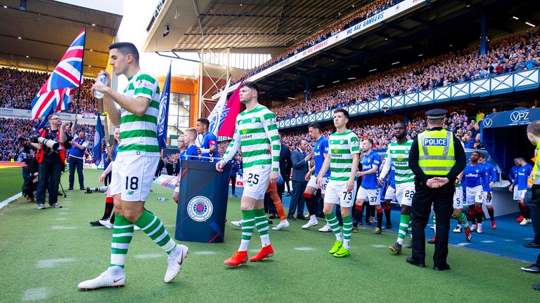 Rangers refused to give Celtic a guard of honour when they arrived at Ibrox as champions in May 2019