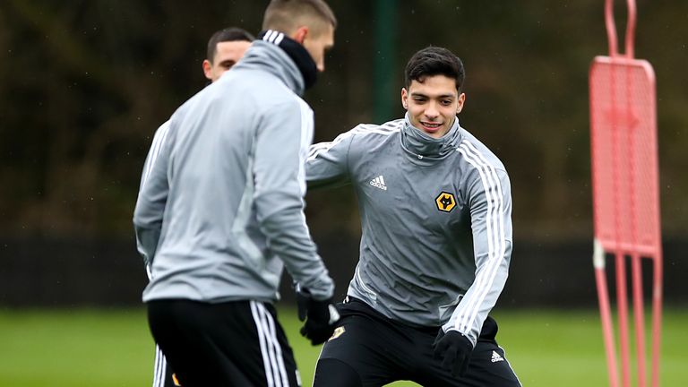 Raul Jimenez recently returned to training with Wolves